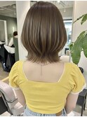 レイヤーボブ　レイヤーカット くびれヘア　韓国風