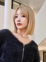 ルル 表参道(lulu.)&nbsp;【高橋弥生】ボブ　前髪なし　ハイトーン