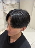 フェザーパーマ/ニュアンスパーマ/毛流れセンターパート