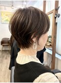 40代50代60代/脱白髪染め白髪ぼかしハイライト/ショートヘア