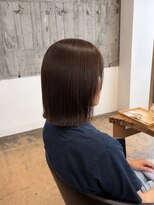 サイ(sai)&nbsp;パツッとお洒落ボブ　＊　クールブラウン