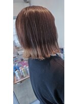 オッジ ヘアー 深谷店(Oggi Hair) ボブ 裾ブリーチ 6月