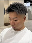 MEN’S HAIR/サーフカール/刈り上げセンターパート/京都駅