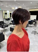 30代/40代/50代◎絶壁解消/白髪ぼかし/大人小顔ショート【荒砂】