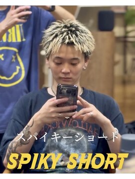 ザ クロー(THE CROW) ハイトーンスパイキーショートメンズショート