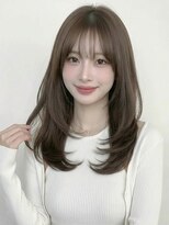 カバーヘア アカデミー 北浦和西口店(COVER HAIR ACADEMY)&nbsp;秋カラーオリーブグレージュ/シャギーウルフ小顔レイヤーp北浦和