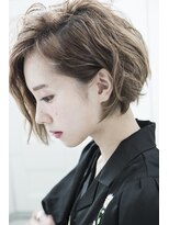 ミエルヘアーブラン(miel hair blanc) 大人かわいい前下がりボブ♪【miel hair blanc】