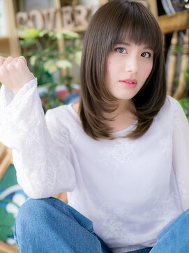カバーヘアアンドスパ ブリス 浦和(COVER HAIR&SPA bliss) *+COVER HAIR+*…好感!ワンカールストレートa