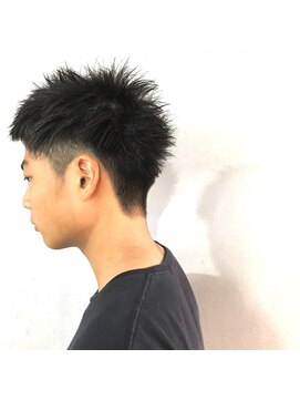 タグ(#tag) #ツーブロックベリーショート