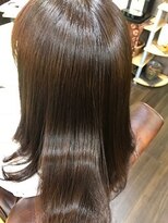 サイファー ヘアークリエイション(CIPHER Hair Creation) カラークセストパー　毛先カール仕上げ