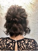 オシャレハーフアップ
