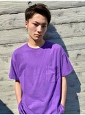 ツーブロアップバングショート