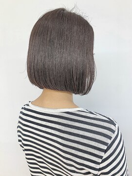 クオリス 上板橋店(QUALIS) ワンカールボブ/パッツンボブ/艶ボブ/ツヤ髪/ラベンダーブラウン