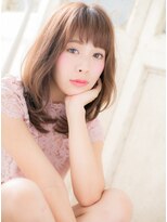 モッズ ヘア 福岡姪浜店(mod's hair)&nbsp;*mod's姪浜*…大人可愛いインナーカラーピンク小顔くびれミディe