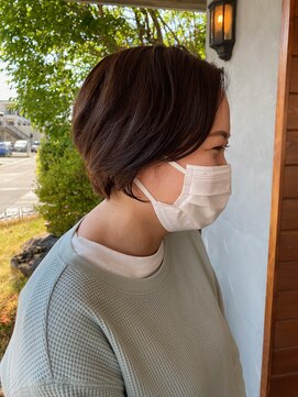 ヘア プロデュース キュオン(hair produce CUEON.) 大人っぽひし形ショートボブ