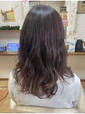 パープルグレージュカラー