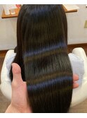 艶髪 ストレート 美シルエット