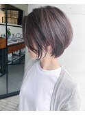 品のある大人の前下がりショート*
