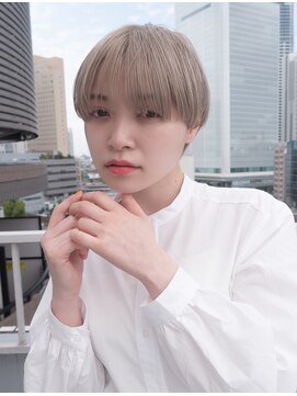 ティアラ 桜木町(TIARA) ショート/ウザバング/20代/30代/ホワイトグレージュ/シースルー