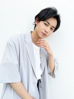 ジョエミバイアンアミ(joemi by Un ami)&nbsp;(joemi 新宿)黒髪ヘア センターパート アップバング　近江