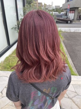 アース コアフュールボーテ 松本庄内店(EARTH coiffure beaute) デザインインナーブリーチハイライトバレイヤージュ