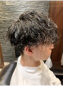 波巻きプードルパーマ