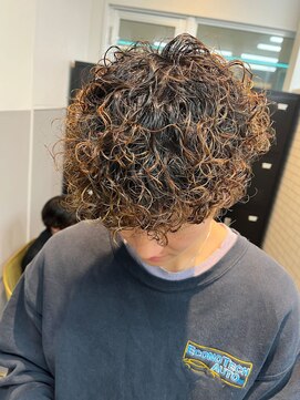 ガレージ バイ グリーン 原宿 表参道(Garage by green) 【loki】メンズマッシュ×スパイラルパーマ