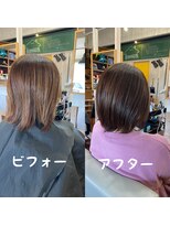 スミカ(sumica)&nbsp;#マロンベージュ #ボブ #髪質改善カラー