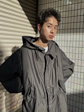 ヒュージ 三軒茶屋(huge) アップバング/束感ショート/ツーブロックマッシュ/コンマヘア