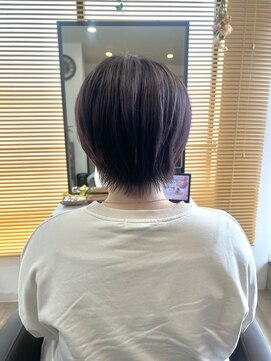 コーチ 新代田店(Coach) 【Coach Hair Studio 新代田店】ショートヘア×パープル