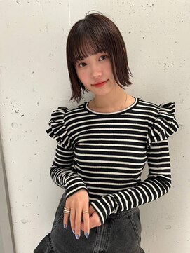 ガリカ(Gallica kinshicho) 【竹之内蔵人】大人外ハネボブ/切りっぱなしボブ/ぱっつん前髪