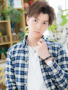 カバーヘア ブリス 上尾西口店(COVER HAIR bliss) アップバングイケメンモテ髪無造作ミニウルフ10代20代30代!