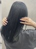 【坪倉指名限定】カラー+前髪カット+水素髪質改善トリートメント