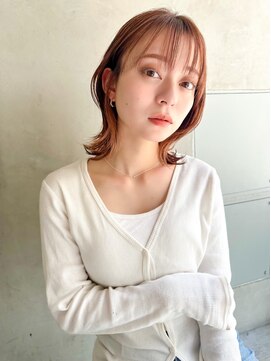 エイミー(Aimee) Aimee 町田　くびれ巻き×オレンジブラウン