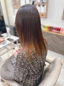 ヘアメイクゼロ 坂戸駅前店(hairmake zero) 【ナチュラルなストレート】oggiotto酸熱トリートメント