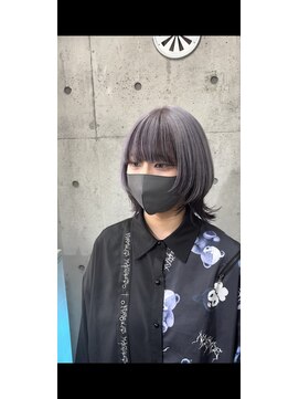 インク 渋谷(INK.) シルバー×ダークパープル