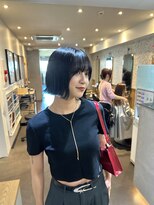 切りっぱなしボブ