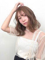 ニューヨークニューヨーク テラッソ姫路店(NYNY) レイヤーベージュイメチェン小顔美髪切りっぱなしボブ