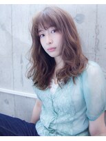 ジェニーバイメノン(JENNIE by Menon)&nbsp;デザインカラー×無造作カール