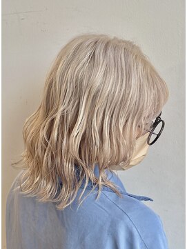 サロンドジョー(salon de joe) ミルクティーベージュダブルカラーハイトーンカラーケアブリーチ