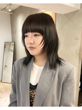 ローレン(LOREN) イメチェン/ホワイトブロンド/外ハネボブ/ワイドバング/栄名古屋