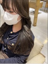 ヘアリゾート粋 リマ 銀座店(lima)&nbsp;ブリーチなしオリーブベージュカラー【田口春奈】