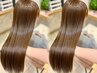 【カット＋髪質改善ストレート×プラチナケア】圧倒的な艶と柔らかさ￥31,900
