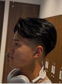 ラフカール　ニュアンスパーマ　センターパート