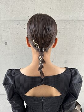 アチーブティルスマートサロン 豊川末広通店(achieve till Smart Salon) お呼ばれ成人式ヘア前撮りスッキリアップヘアお呼ばれヘアセット