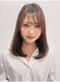 20代/30代/40代/ミディアム/レイヤー/小顔カット