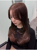 韓国ヘア/顔周りカット/ヨシンモリ/レイヤーカット/くびれヘア