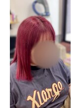 ヘアーズクレッセント バイ 木村(ヘアーズクレッセント by木村) ブリーチオンカラー＋METEOトリートメント