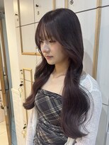 ネオリーブ チロル 横浜西口店(Neolive CiroL.)&nbsp;透け感たっぷりピンクラベンダー×韓国ヘア