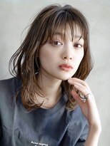 ギークス(GEEKS)&nbsp;【GEEKS渋谷】顔周りレイヤー/ウルフ/アッシュブラウン/20代30代